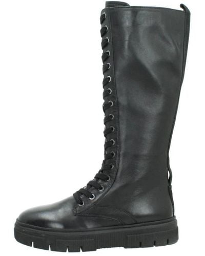 Geox Lace-Up Boots - Black
