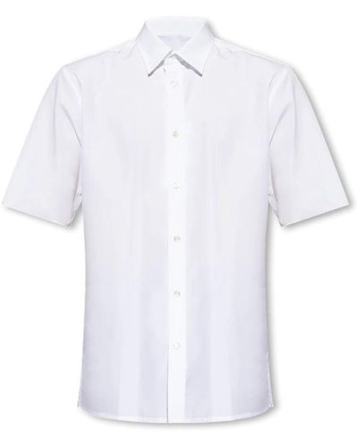 Maison Margiela Short Sleeve Shirts - Weiß