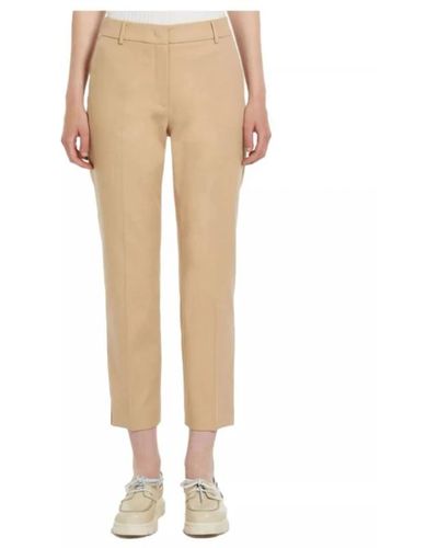 Weekend Trousers > cropped trousers - Neutre