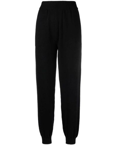 MSGM Pantalones de ropa de punto - Negro