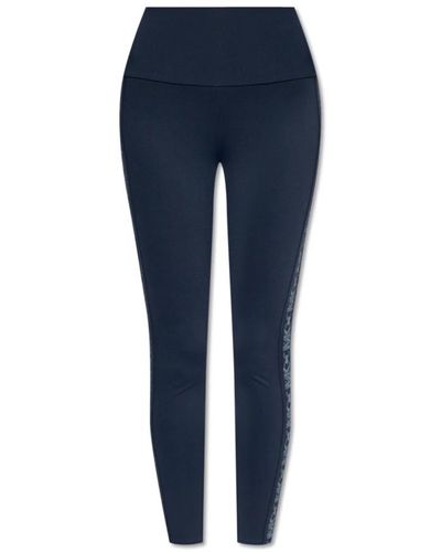 Michael Kors Leggings mit seitlichen streifen - Blau