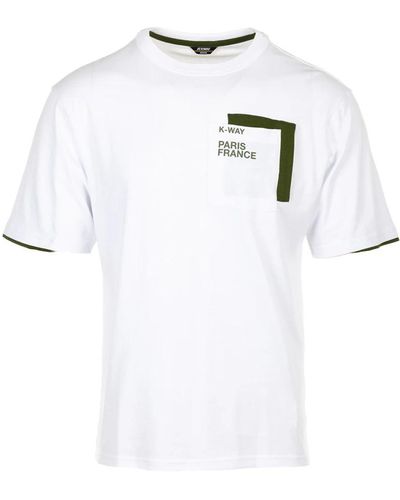 K-Way T-Shirts - White
