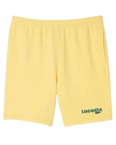 Lacoste Casual shorts für männer - Gelb