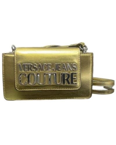 Versace Elegante mini-schultertasche in gold - Grün