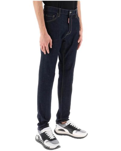 DSquared² Cool guy jeans in dark rinse wash - Blau
