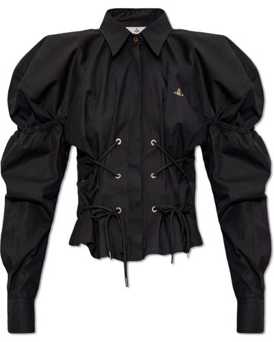Vivienne Westwood Camicia con lacci decorativi - Nero