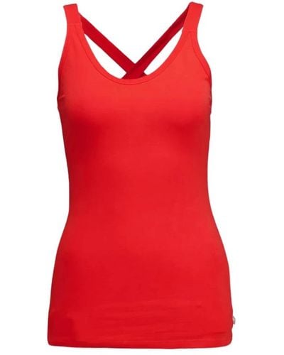 10Days Rotes cross back tank top