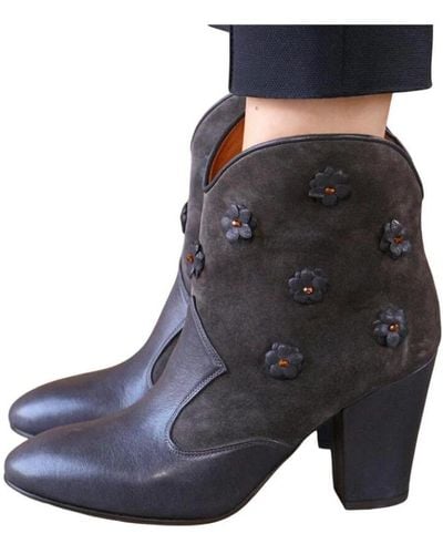 Chie Mihara Heeled Boots - Blue