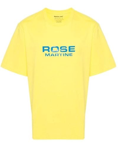 Martine Rose T-Shirts - Yellow