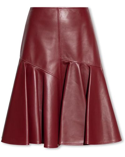 Bottega Veneta Midi Skirts - Red