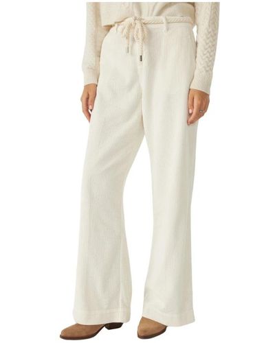 Ba&sh Wide Trousers - Natural