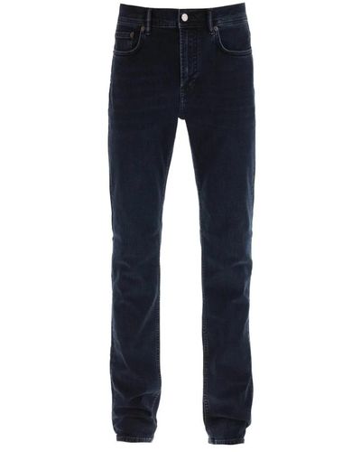 Acne Studios Jeans slim in denim organico - Blu