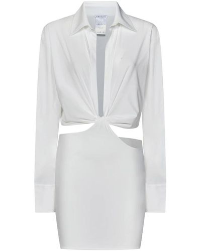 Amazuìn Dresses > day dresses > shirt dresses - Blanc