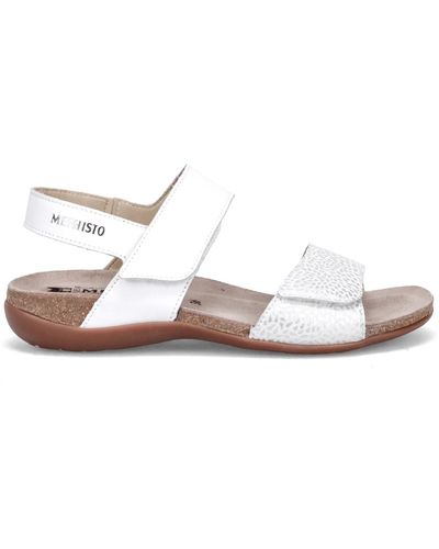 Mephisto Bequeme sandalen weiß moderner stil