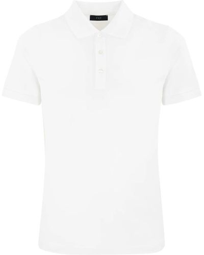 Fay Tops > polo shirts - Blanc
