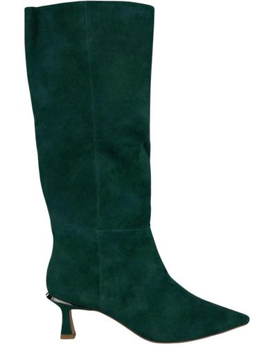 Alma En Pena. Heeled Boots - Green
