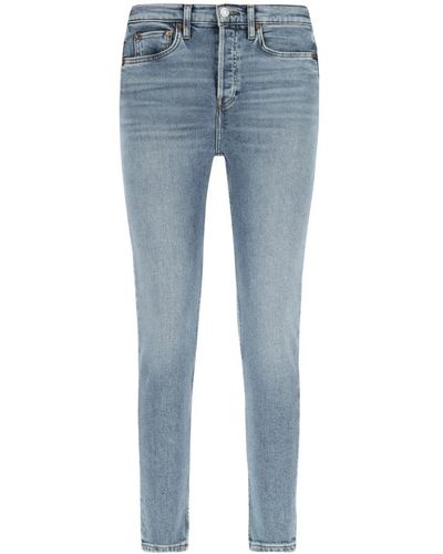 RE/DONE Skinny Jeans - Blau