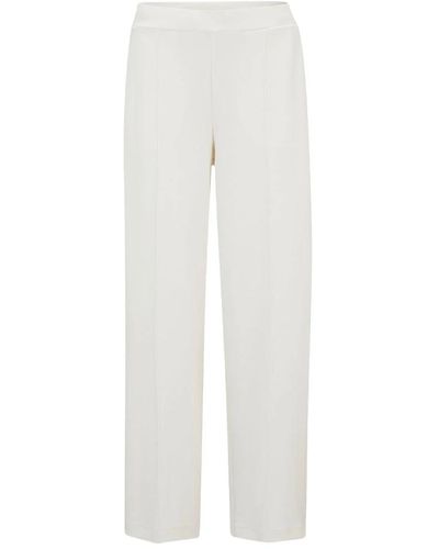 BOSS Trousers > straight trousers - Blanc