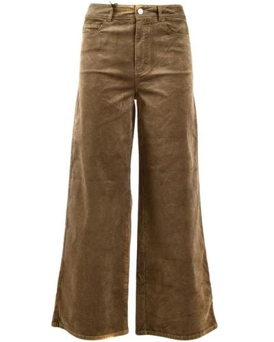 PAIGE Cropped Jeans - Natural