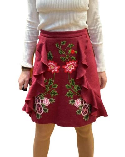 Manoush Short Skirts - Red