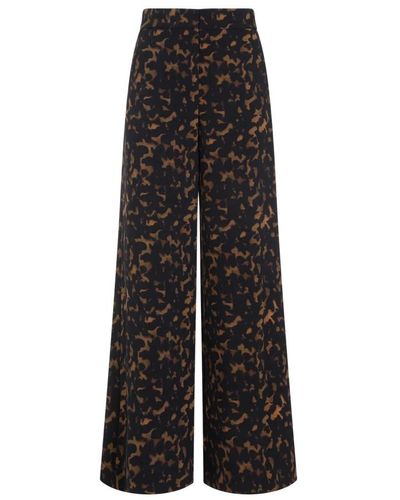 Theory Trousers > wide trousers - Noir