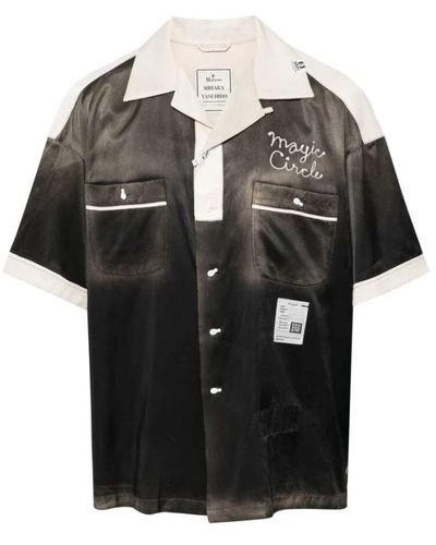 Maison Mihara Yasuhiro Short sleeve shirts - Schwarz