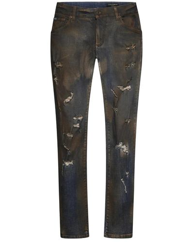 Dolce & Gabbana Slim fit jeans - Grau
