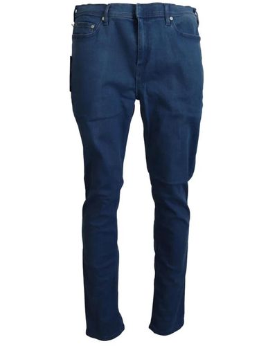Neil Barrett Jeans > slim-fit jeans - Bleu
