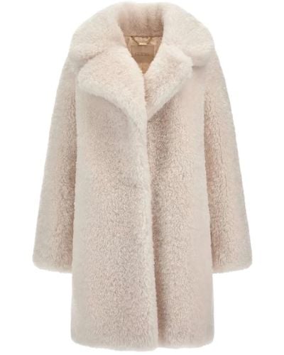 Guess Jackets > faux fur & shearling jackets - Neutre
