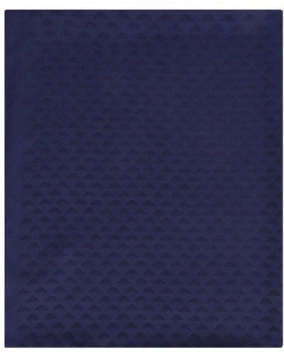 Emporio Armani Sciarpe con logo per uomo e donna - Blu