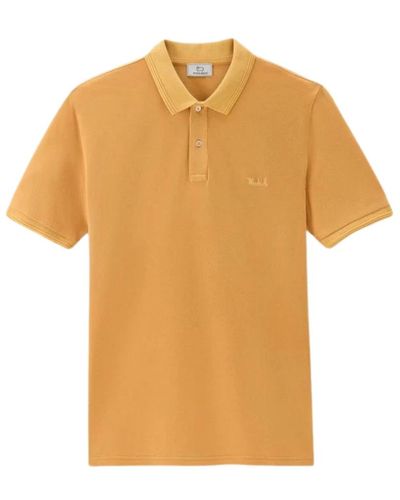 Woolrich Polo Shirts - Yellow