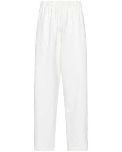 Wardrobe NYC Beige track pant trousers - Weiß