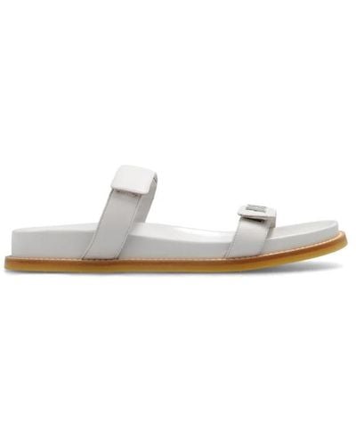 Emporio Armani Shoes > sandals > flat sandals - Blanc