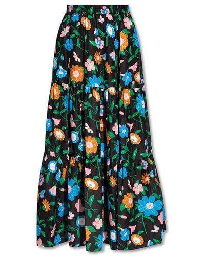 Kate Spade Skirt with floral motif - Noir