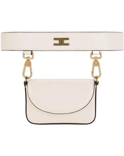 Elisabetta Franchi Bags > belt bags - Blanc