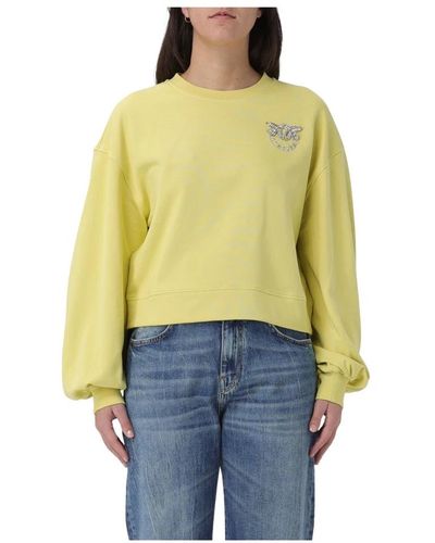 Pinko Sweatshirts - Yellow