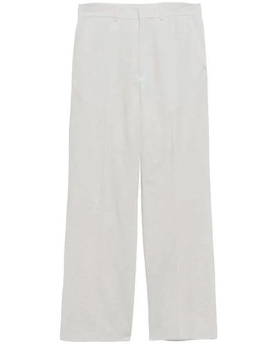 Casablancabrand Trousers > straight trousers - Blanc