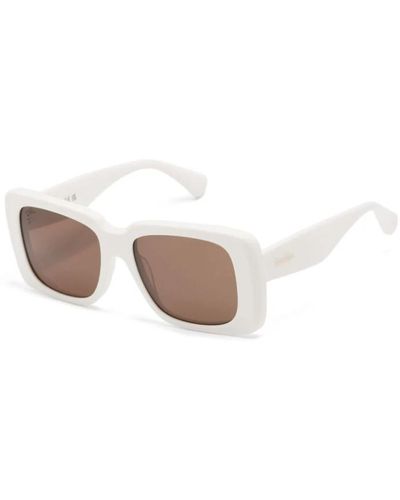 Max Mara Elegante sonnenbrille für den täglichen gebrauch,klassische sonnenbrille - Weiß