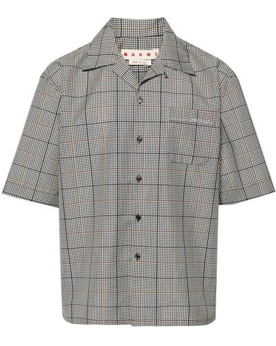 Marni Short Sleeve Shirts - Gray