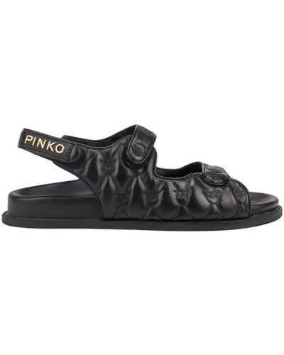 Pinko Flat Sandals - Black