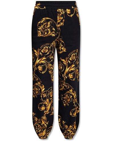 Versace Sweatpants with baroque print - Nero