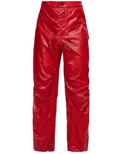 Ferragamo Wide Trousers - Red