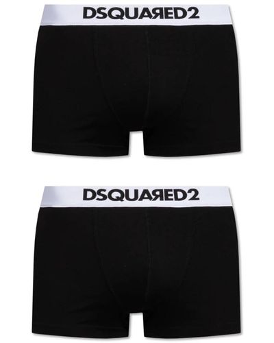 DSquared² Boxershorts zwei-pack - Schwarz