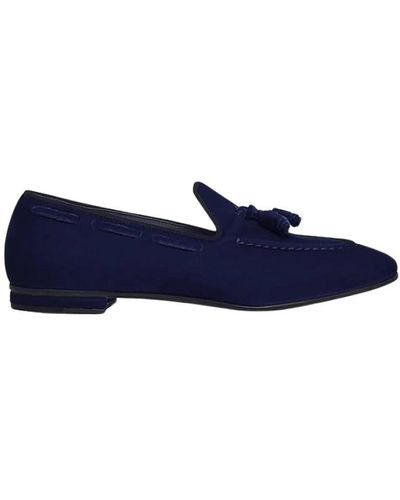 Francesco Russo Shoes > flats > loafers - Bleu