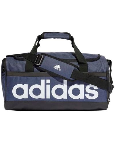 adidas Borsa duffel elegante in shanav/nero/bianco - Blu