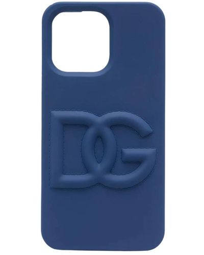 Dolce & Gabbana I-tech silikon telefon zubehör - Blau