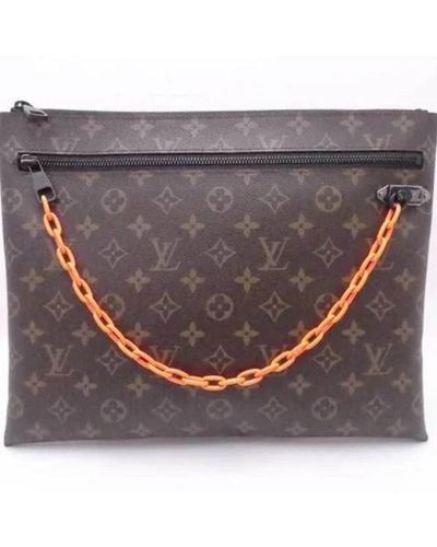 Louis Vuitton Pre-owned > pre-owned bags > pre-owned clutches - Gris