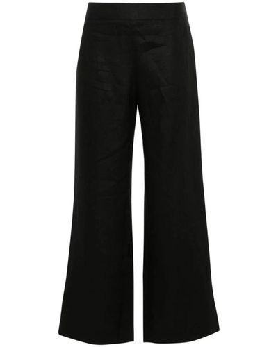 Ermanno Scervino Wide Trousers - Black