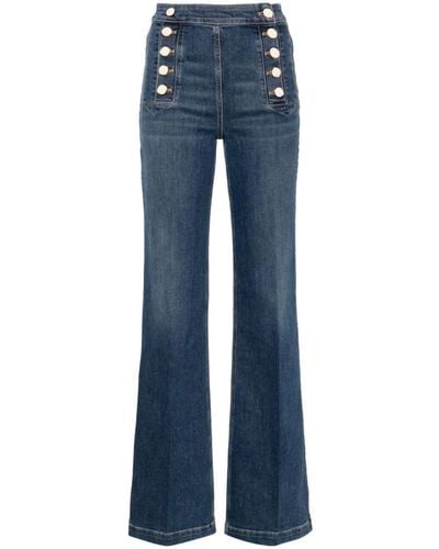 Elisabetta Franchi Indigo bootcut jeans - Blu