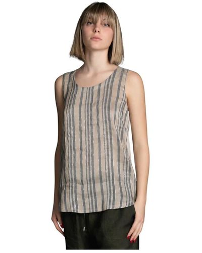Le Tricot Perugia Tops > sleeveless tops - Gris